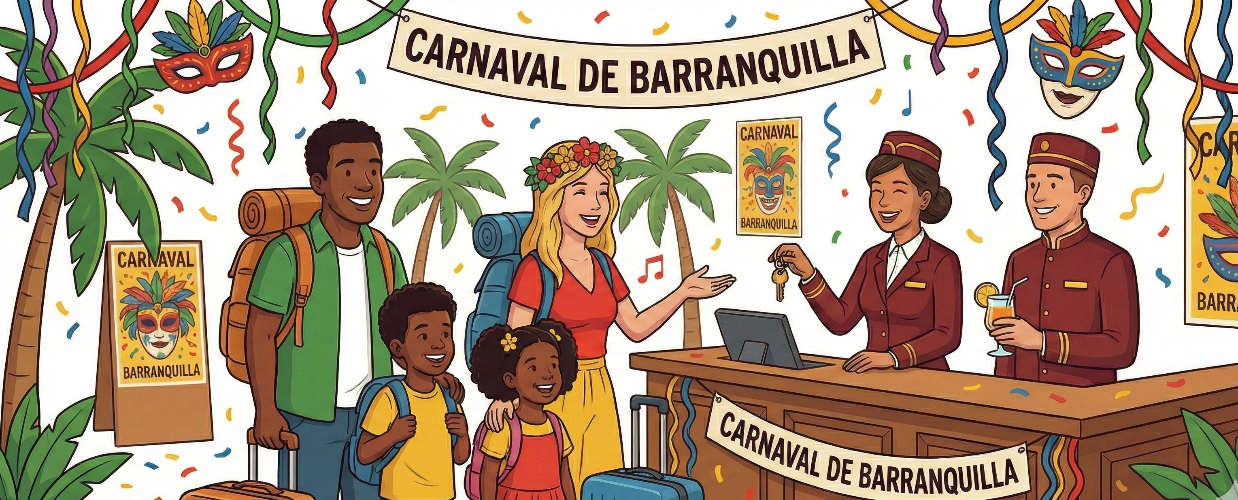 hotels Airbnb places to stay Carnival Barranquilla guide Colombia 